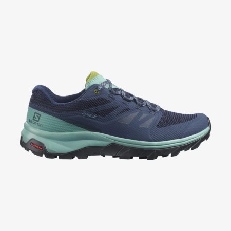 Salomon OUTLINE WIDE GORE-TEX Womens Hiking Shoes Navy | Salomon South Africa